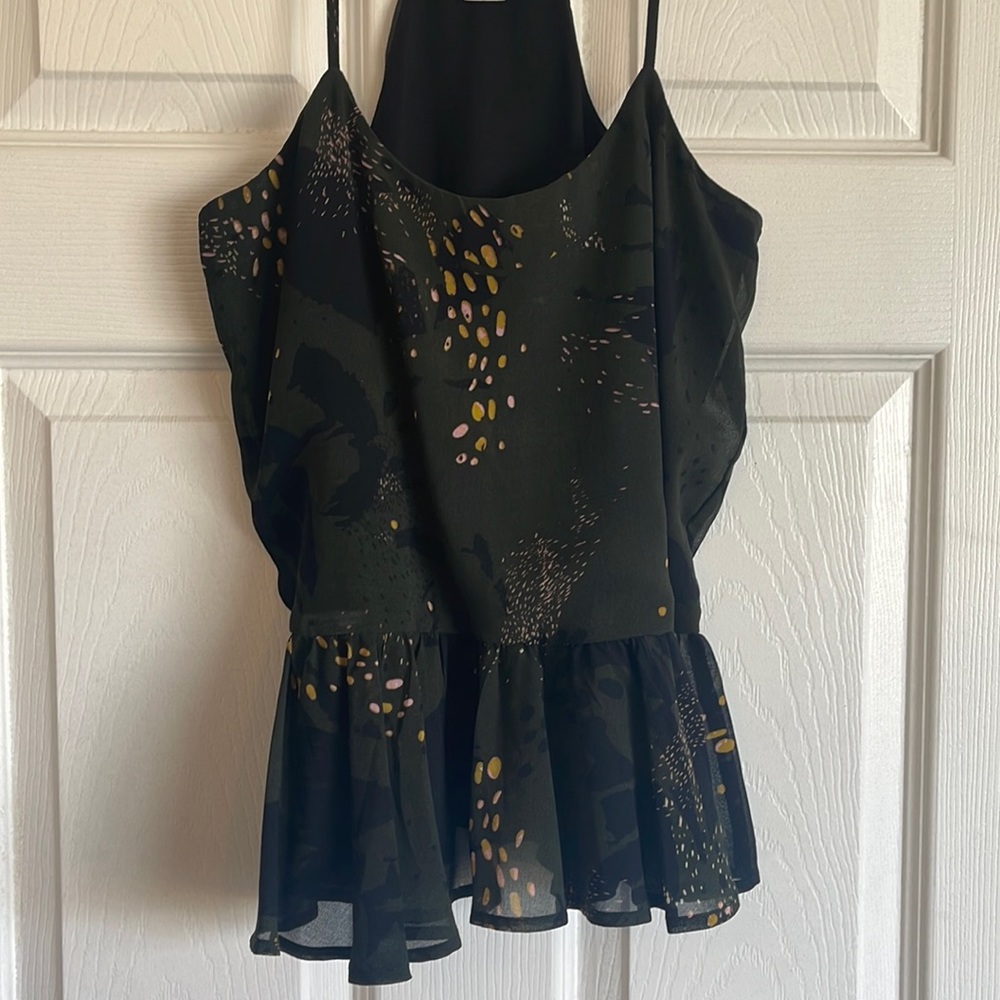 BAR III Tank top in green/black, size XS